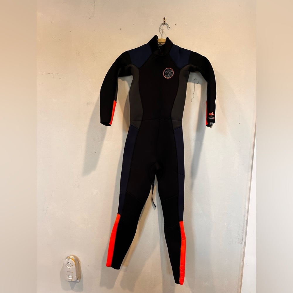 Rip Curl Black and Orange Women's Wetsuit